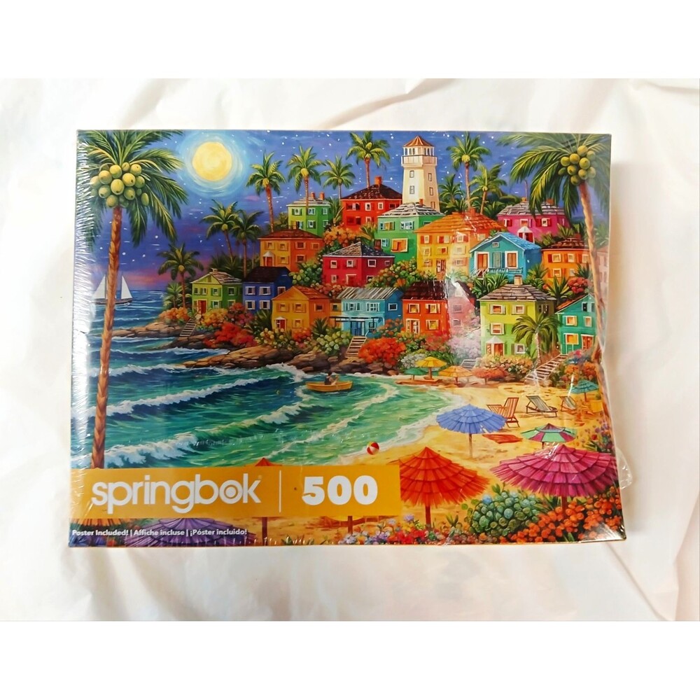Springbok 500 Piece Landscape Jigsaw Puzzle, Multicolor Cardboard, Poster- Adult